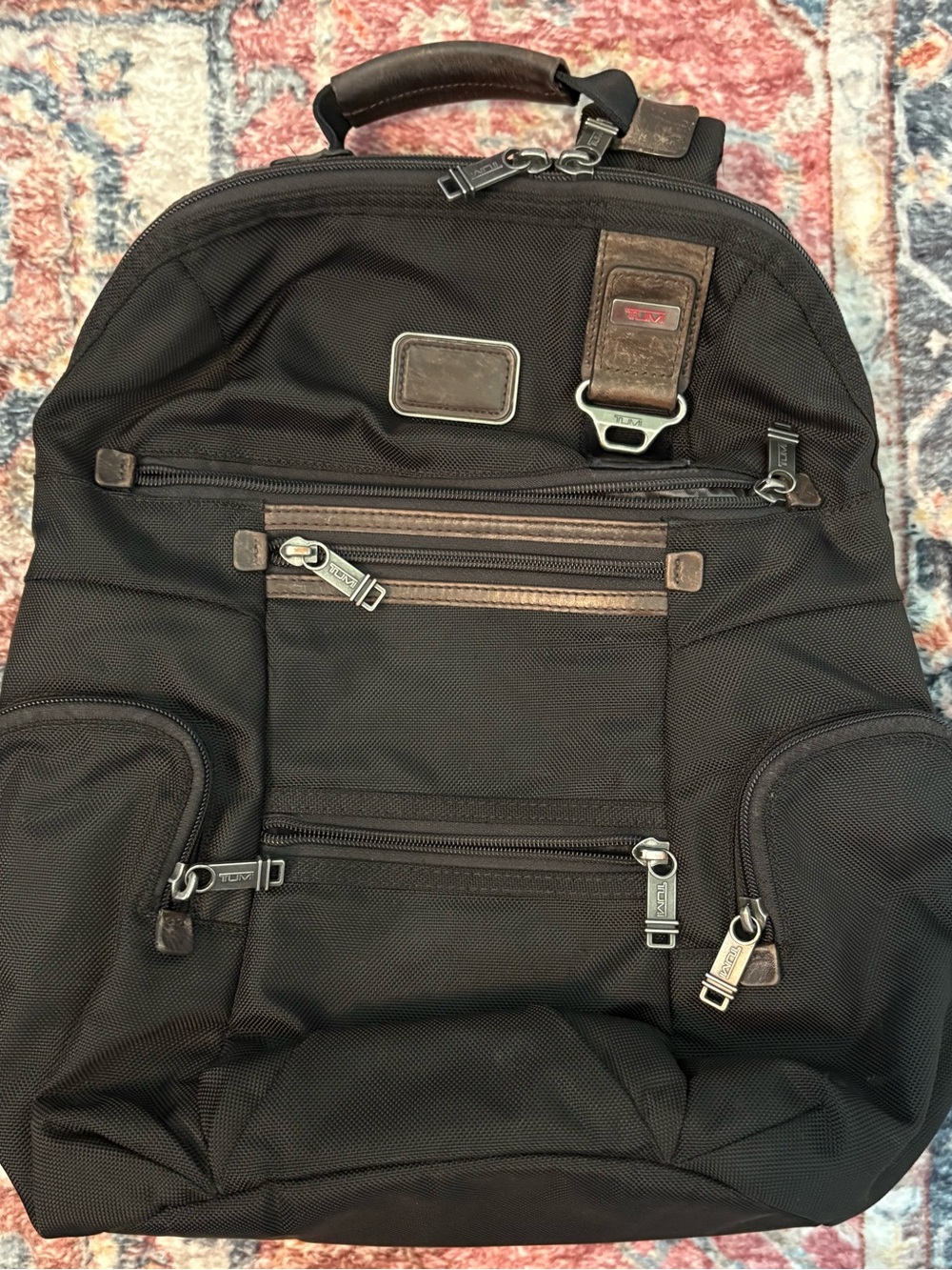TUMI Alpha Bravo Knox Backpack 22681HKH Black Like New
